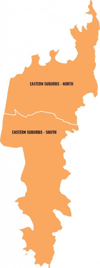 Eastern Suburbs Map